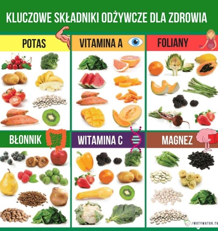 Witaminy w owocach - Szkolne Blogi