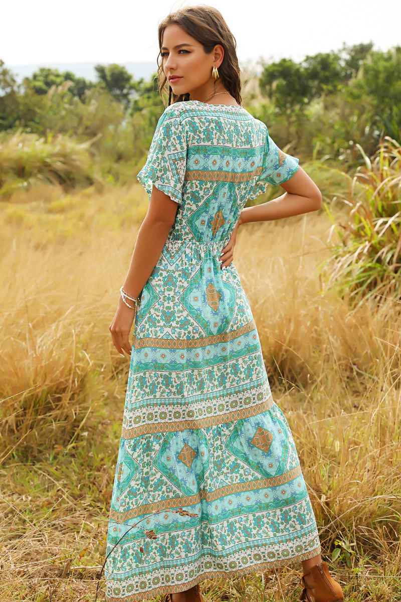 Sukienka Retro lata 70 Zwiewna Boho