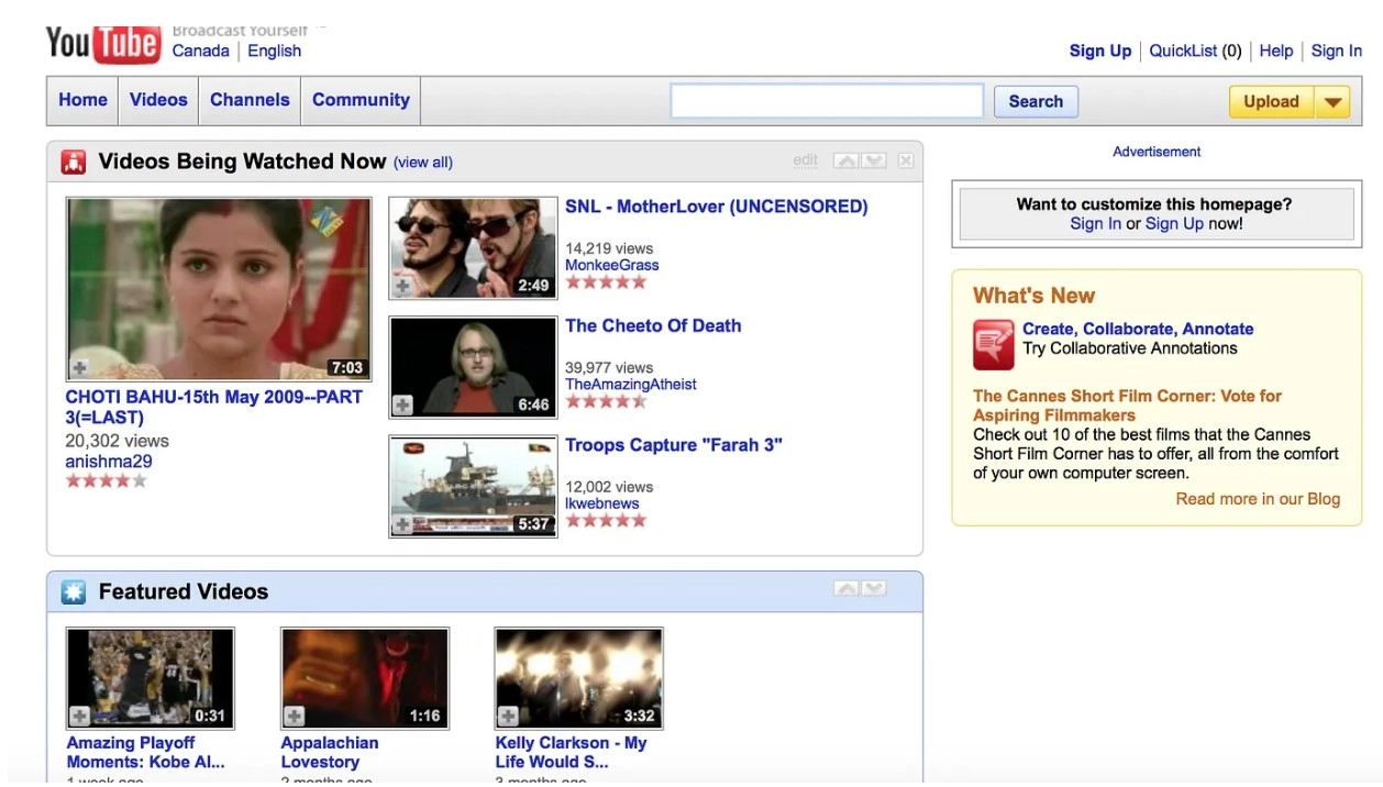 YouTube powstał w 2005 r. Jak zmieniała się platforma?